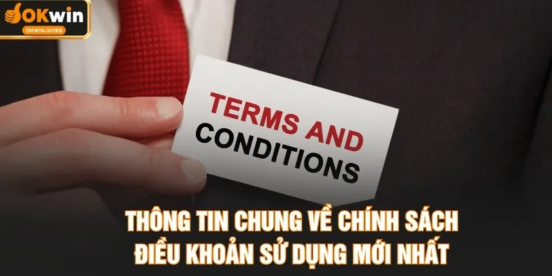 Thông tin chung về chính sách điều khoản sử dụng mới nhất